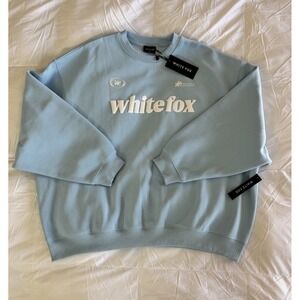 New White Fox RELEASE 15 SPORT SERIES Hoodie Light Blue Limited Edition M/L